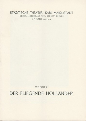 Programmheft richard wagner - richard,