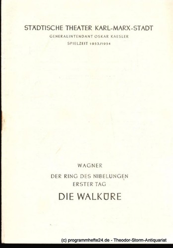 Programmheft richard wagner - programmheft,